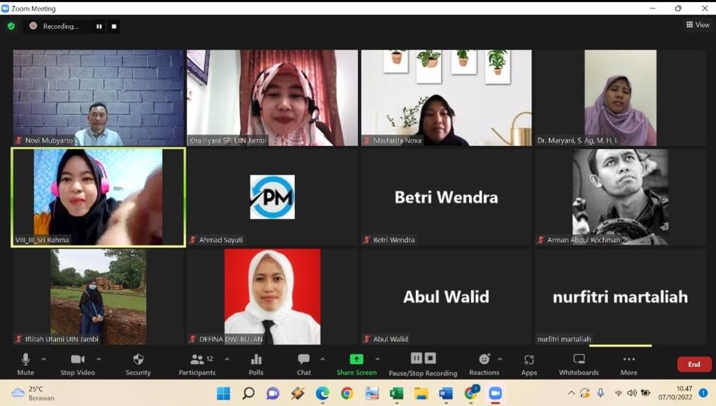 VERIFIKASI LAPORAN IKU DT TRIWULAN III TAHUN 2022